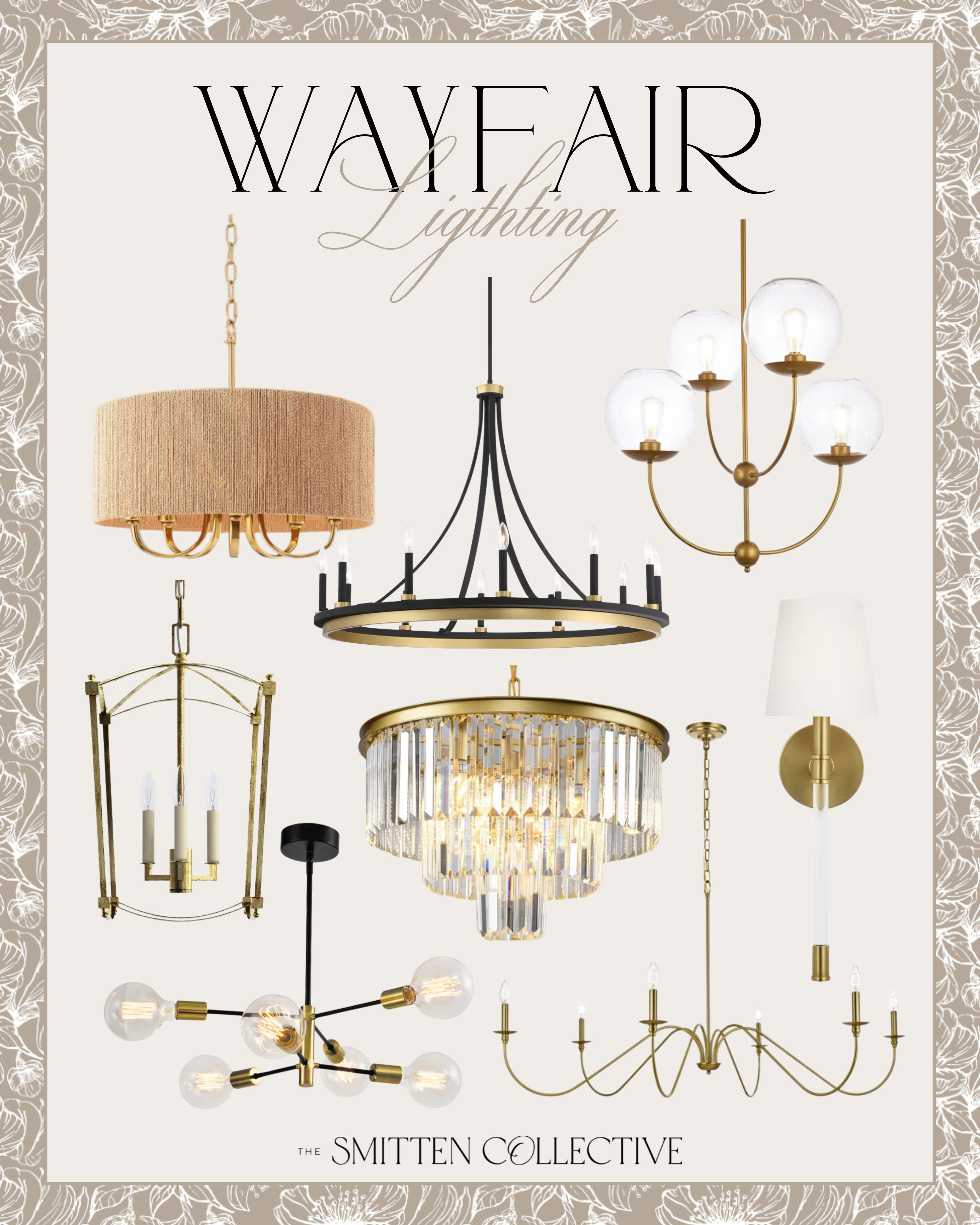 wayfair lighting fixtures, wayfair home, home finds, chandelier, lamps, pendant lights, pleated light, tradiitonal modern, modern midcentury, lights, home decor